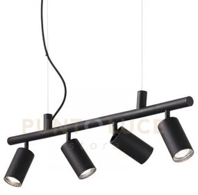 Dynamite sospensione con 4 faretti orientabili  tondi attacco gu10 ...