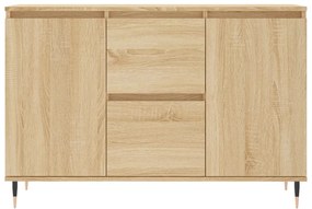 Credenza rovere sonoma 104x35x70 cm in legno multistrato