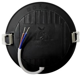 Lampada LED da incasso CIRCLE LED/6W/230V 4000K diametro 12 cm nero