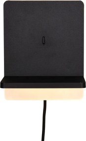 Lampada nero opaco a LED da parete dimmerabile Fairfield - Trio