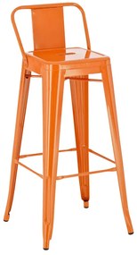 Sgabello Da Bar İn Metallo Mason - Lepitome Di Classe E Robustezza / Orange