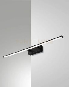 Nala  applique nero l.75cm a led 3000k - 15w - 1850 lm ip44