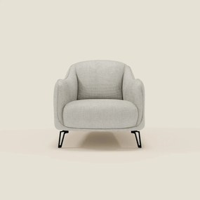 Avela Poltroncina dal comfort senza tempo in morbido tessuto impermeabile T06 grigio chiaro