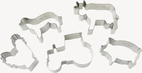 Set di 5 stampini per biscotti Farm Animal