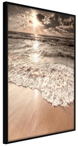 Poster  Beach of Memories  Cornice Quadri Cornice nera, Larghezza x Altezza Home decor 20x30