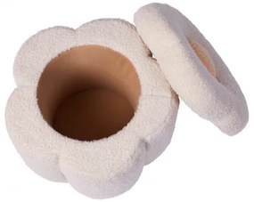 Childhome - Sgabello FIORE diametro 35 cm color crema