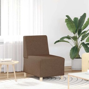Divano Sedia Marrone 55 Cm İn Tessuto /