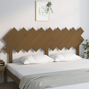 Testiera per letto miele 178x3x80,5cm in legno massello di pino