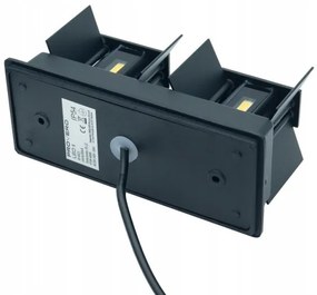 LED Applique da esterno LED/12W/230V IP54 nero