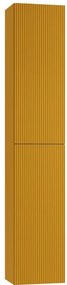 Colonna per mobile bagno Opera 2 ante P 27 x L 30 x H 160 cm laccato opaco senape cannettato