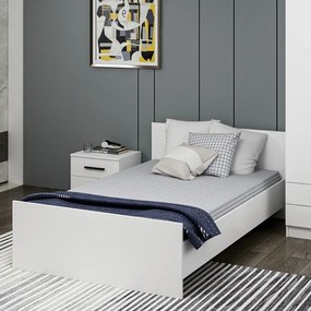 Letto singolo bianco 120x200 cm Kale - Kalune Design