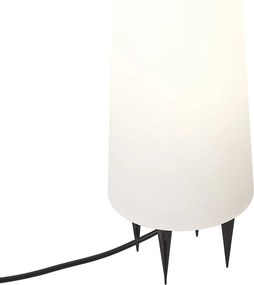 Lampada da esterno da terra bianca 80 cm con LED IP44 - Fungi