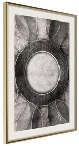 Poster  Circles  Cornice Quadri Cornice d'oro con passe-partout, Larghezza x Altezza Home decor 20x30