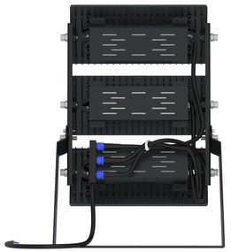 Faro Modulare LED 600W IP66, 167lm/W, No Flickering con driver Philips Colore  Bianco Naturale 4.000K, Scegli l'angolo di illuminazione 60°, Scegli le staffe dei moduli Orientabili