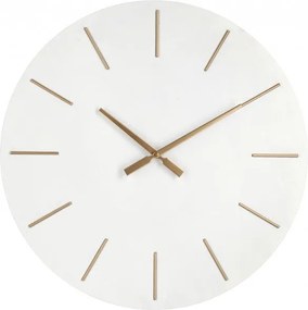 Orologio da Muro Ø 60x5 cm Timeline in Legno Bianco...