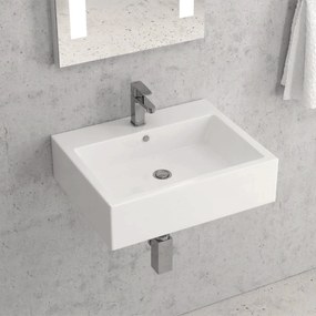 Lavabo Sospeso 47x45 Cm Karag Bianco Lucido