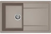 Lavello Elleci Incasso 1 vasca 79x50 Life 300 Granitek Grigio Tortora LG230043