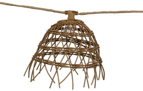 Ghirlanda luminosa marrone 8m 10 luci IP44 - Alma