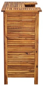 Tavolo da bar 110x50x105 cm in legno massello di acacia