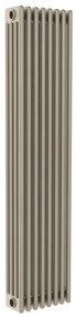 Radiatore acqua calda Comby in acciaio 4 colonne, 8 elementi, interasse 1935 mm, sabbia