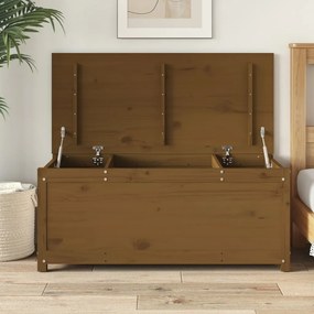 Contenitore Portaoggetti Ambra 110x50x45,5cm Massello Di Pino /