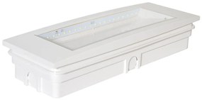 Lampada Emergenza LED da muro o incasso S.A. Colore Bianco Freddo 6.000-6.500K