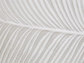 Vaso da fiori argilla bianco sporco 42 x 42 x 40 cm FTERO Beliani