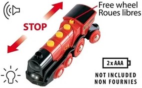 Brio - Grande locomotiva a batterie rossa