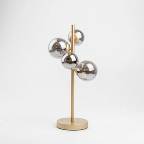 Brilagi - Lampada da tavolo LED MILLA 4xG9/3W/230V oro/fumé