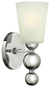 Hinkley HK-ZELDA1-PN - Applique ZELDA 1xE27/60W/230V, finitura in cromo lucido