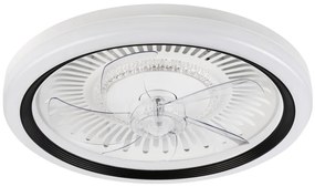 Plafoniera LED con ventilatore GEMMA LED/37W/230V bianco + +TC