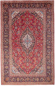 Kashan Tappeto persiano 200x310 Rosso (Iran) Annodato A Mano