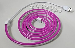 LED Striscia flessibile NEON LED/5V USB 1,8 m viola