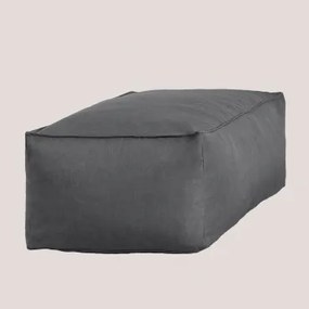 Moduli Per Divani Da Giardino In Tessuto Dojans Grigio Granito & Pouf - Sklum