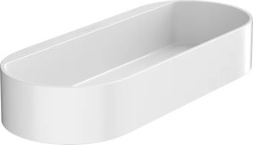 Cestino Portaoggetti Bagno 25x39 Senza Barra Di Sostegno Bianco Opaco Hansgrohe Wallstoris 27913700