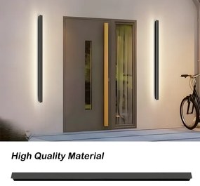 Brilagi - Applique da esterno LED LINEAR LED/32W/230V 3000K IP65 nero