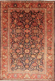 Nanaj Tappeto persiano 330 x 230 Blu (Iran) Annodato A Mano