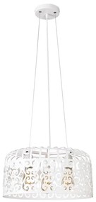 Rabalux 2163 - Lampadario ALESSANDRA 3xE27/60W/230V bianco
