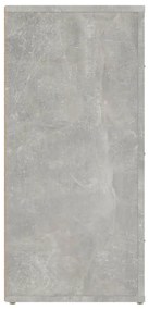 Credenza grigio cemento 40x33x70 cm in legno multistrato