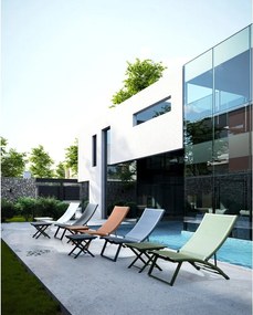 Tavolino da giardino in alluminio 43x44 cm Taylor - Bizzotto