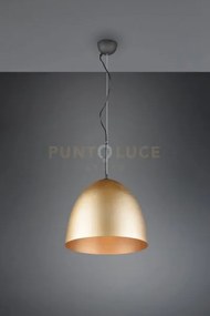 Tilda sospensione metallo cupola ottone d.40cm 1 luce attacco e27