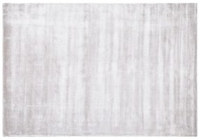Tappeto viscosa grigio chiaro 140 x 200 cm GESI II Beliani