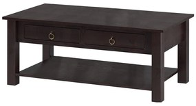 Tavolino in pino marrone scuro Inda Inga - Støraa