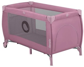 Lionelo - Lettino da viaggio STEFI PLUS Rosa Magnolia
