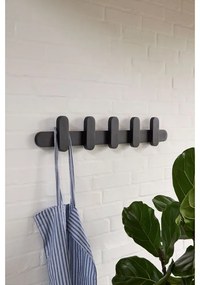 Appendiabiti da parete nero in legno di frassino Merry - Hübsch