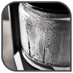 Macchina da caffè con filtro nero Smart'n'light CM600810 - Tefal