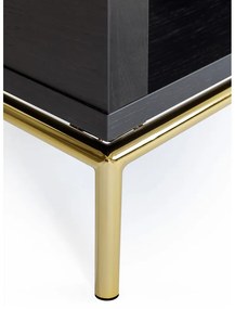 Libreria nera 90x173 cm Pimlico - Woodman