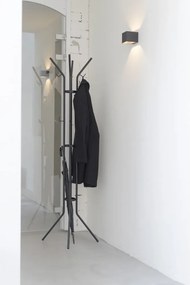 Appendiabiti nero in metallo ø 40x170 cm Jessy – Spinder Design