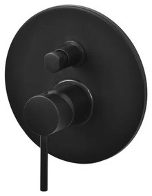 Rubinetto per doccia getto laminare cristallino monocomando Circle two nero opaco GATTONI RUBINETTERIA