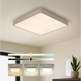 Brilagi-LED Plafoniera dimmerabile POOL LED/36W/230V 3000-6000K 40x40 cm beige + telecomando